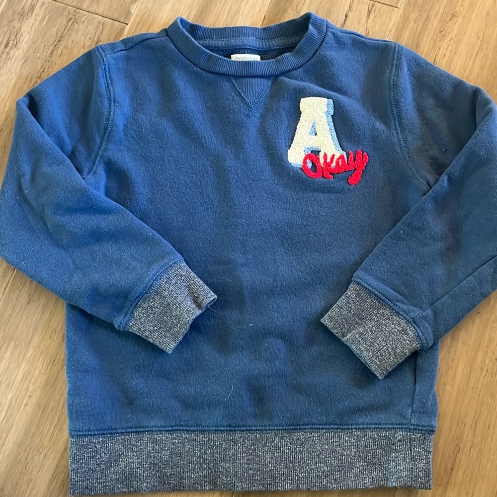 Gymboree Varsity Letter Sweatshirt 5-6Yrs